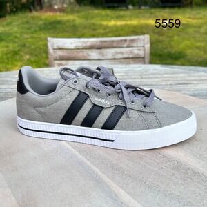 Adidas Daily 3.0 Dove Grey Black Comfy Casual Shoes FW3270 Mens Size 8